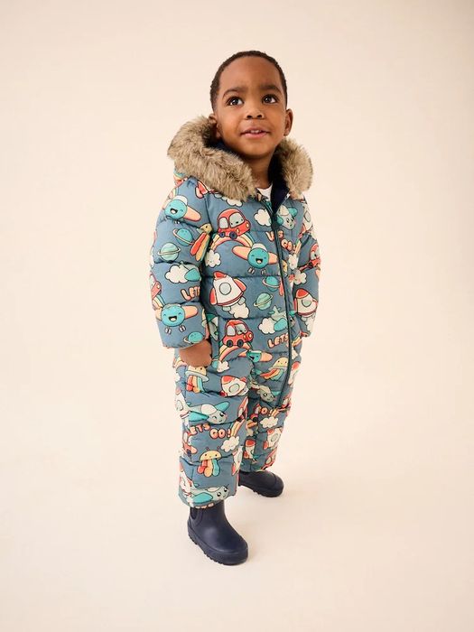 Комбинезон Next на 5-6 л зимний б/у 1 раз