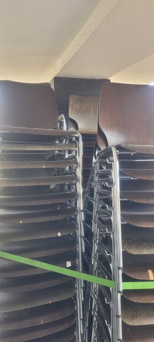 Scaune săli conferinte, școli, after school, cadru inox