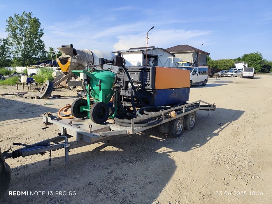 Sablare mobila, umed sau uscat