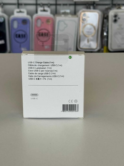 Cablu de incarcare iPhone 15/16/17, USB C-USB C, 60W, Lungime 1M