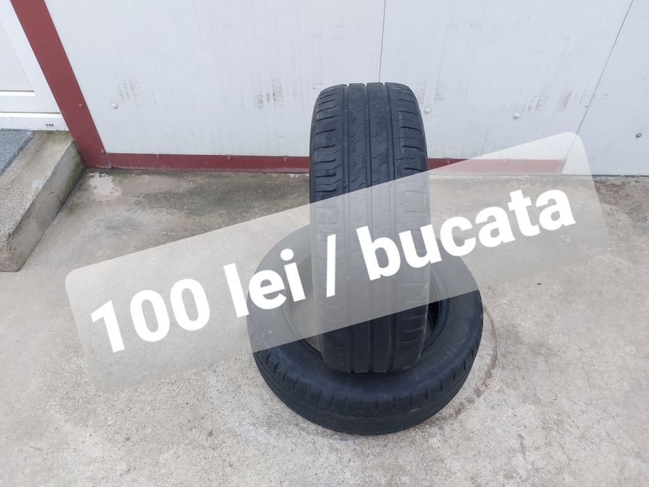 100 lei bucata! Doua anvelope de vara 185 55 15 Continental