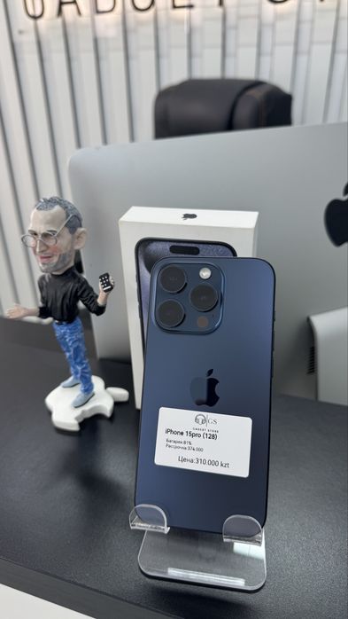 Iphone 15pro(128)blue айфон 15про Павлодар