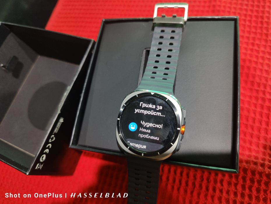 Samsung Galaxy Watch ULTRA 32GB. Перфектен изряден като нов работи с всички оператори по света