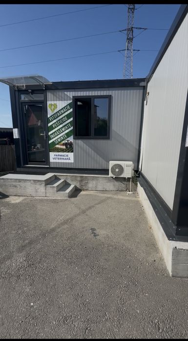 Containere spațiu comercial – fostă farmacie, complet echipate
