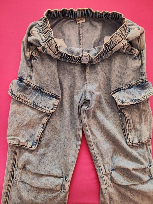 Дънки карго за момиче,ръст 134-140 см