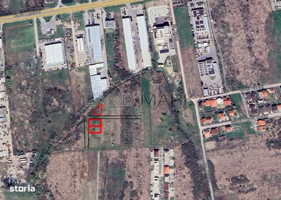Terenuri pentru BLOC + SERVICII de vanzare in zona Ghiroda