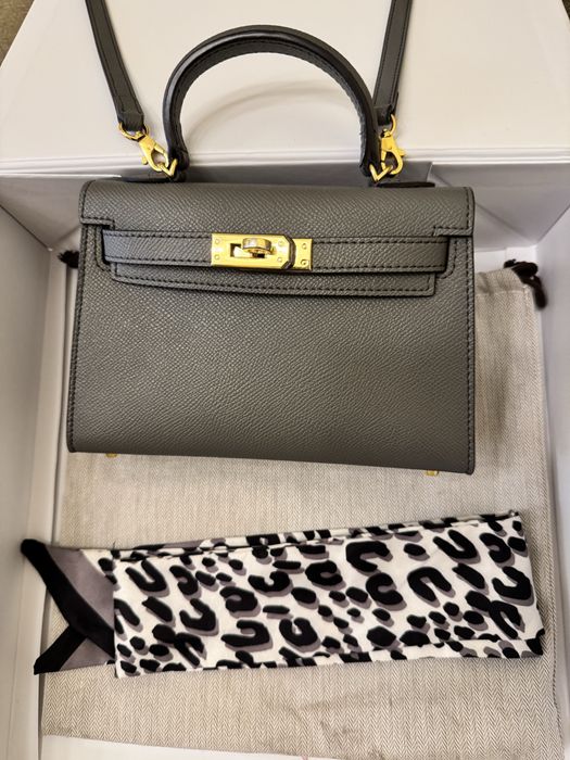 Сива чанта Hermes