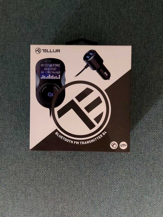 Modulator FM Bluetooth Tellur Musical Trips B4 - Nou / Încărcare Rapidă QC3.0, Nou