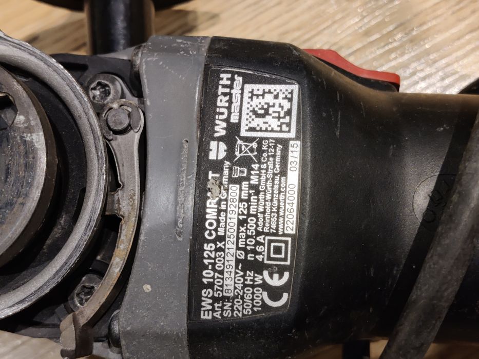 Ъглошлайф Wurth EWS 10-125 compact