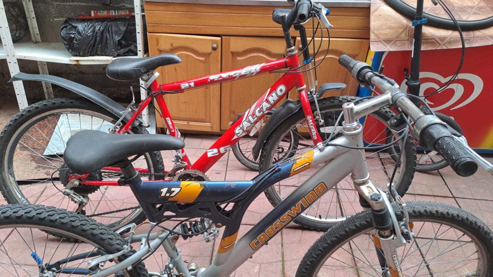 Продавам три броя велосипеди използвани!