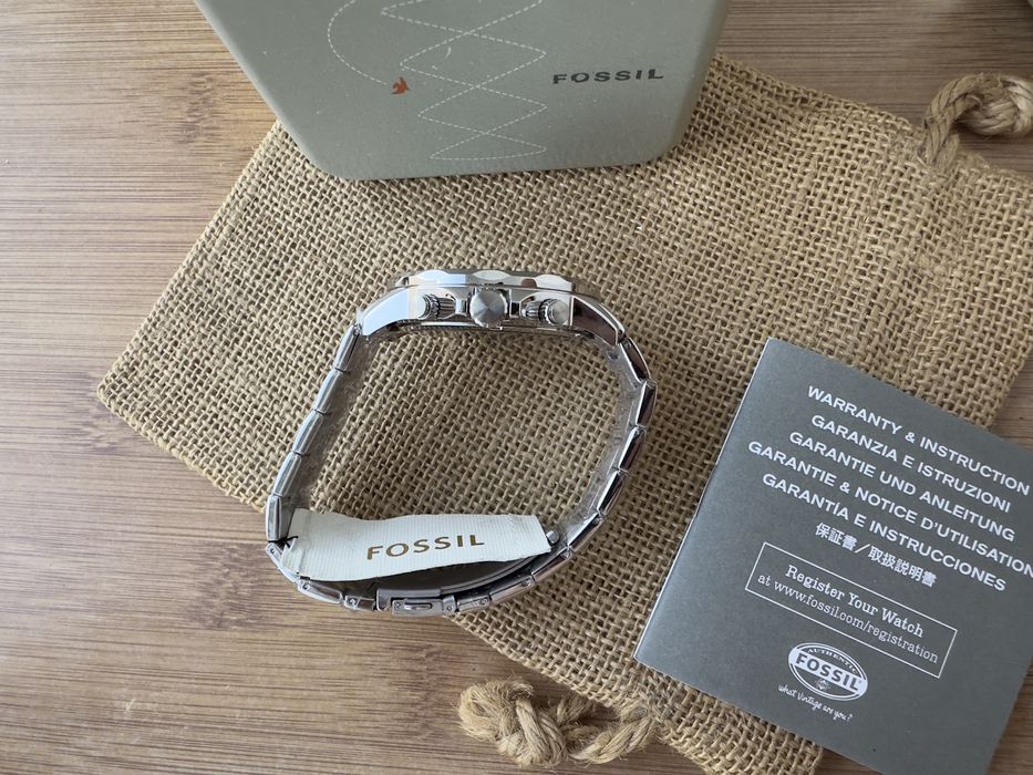 Ceas Fossil Barbatesc Bannon nou 45mm green