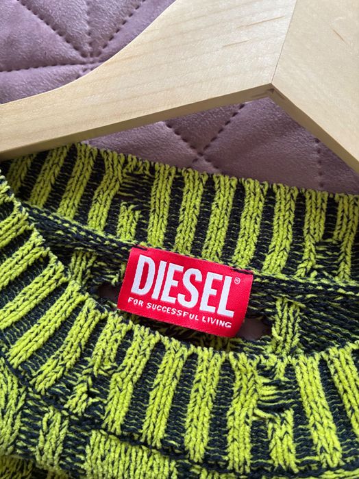 Diesel зелен пуловер