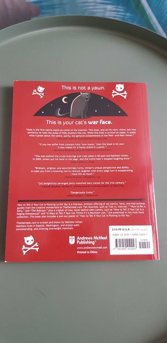 Книга How to tell if your cat is plotting to kill you