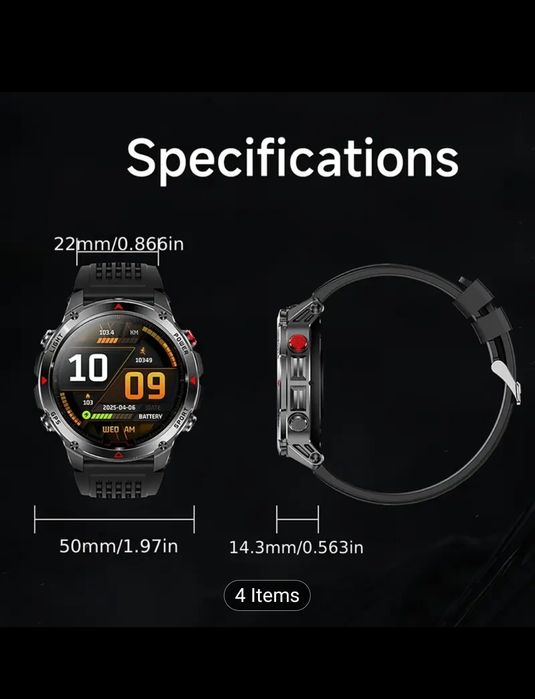 Смарт часовник с GPS Daorkow + допълнителни  екстри