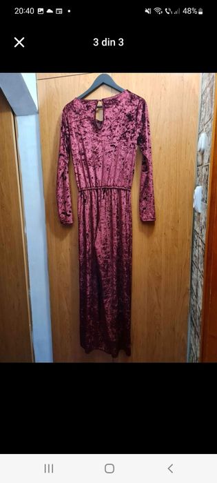 Salopeta eleganta din catifea