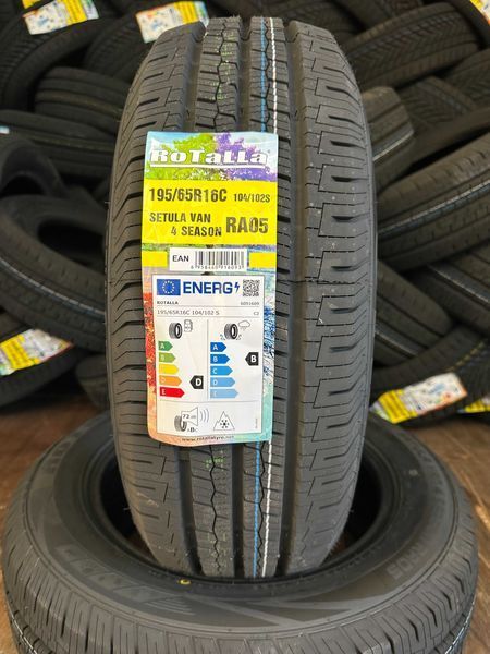 Нови всесезонни бусови гуми ROTALLA VAN 4 SEASON 195/65R16C НОВ DOT