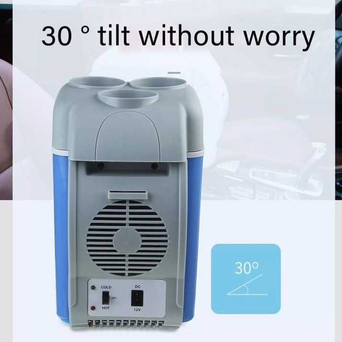 Електрическа хладилна кутия 7.5 литра със затопляне за автомобил, 12V
