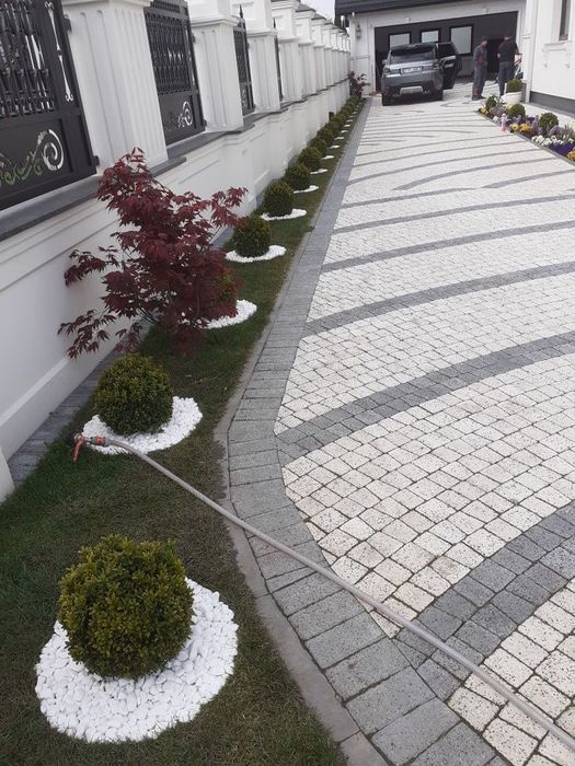 Ландшафтний белый галка камен