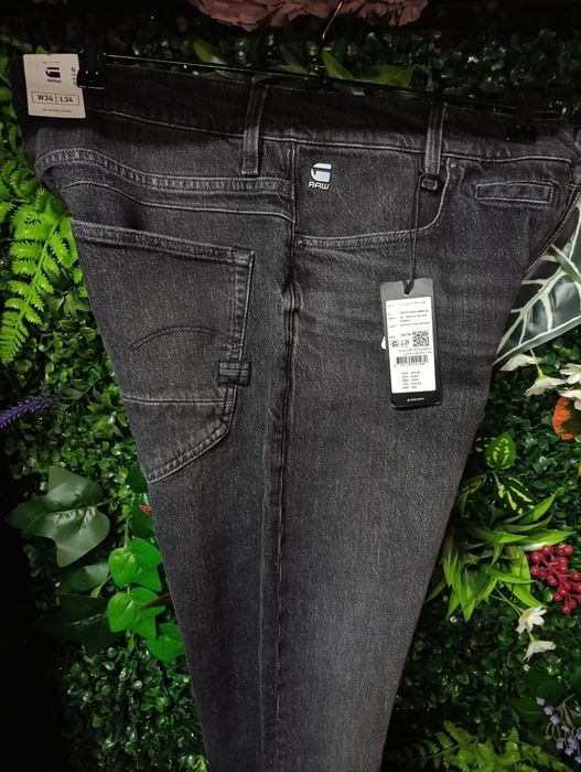 Оригинални дънки G-Star Raw D-Staq W34 W36  нови мъжки сиви
