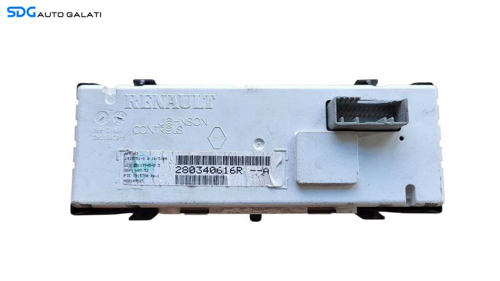 Display Afisaj Ceas Bord Renault Megane 3 2008 - 2016 Cod 280340616R-A 28119970-5 29119948-2 [LR2179]