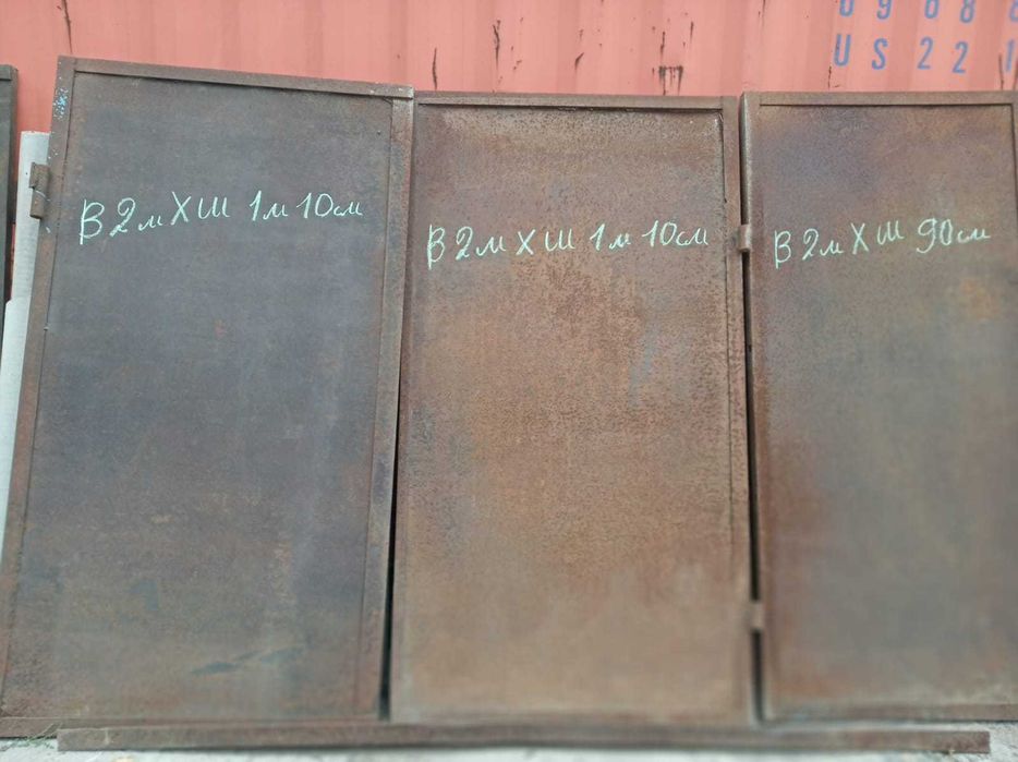 Ворота металлические из советского металла