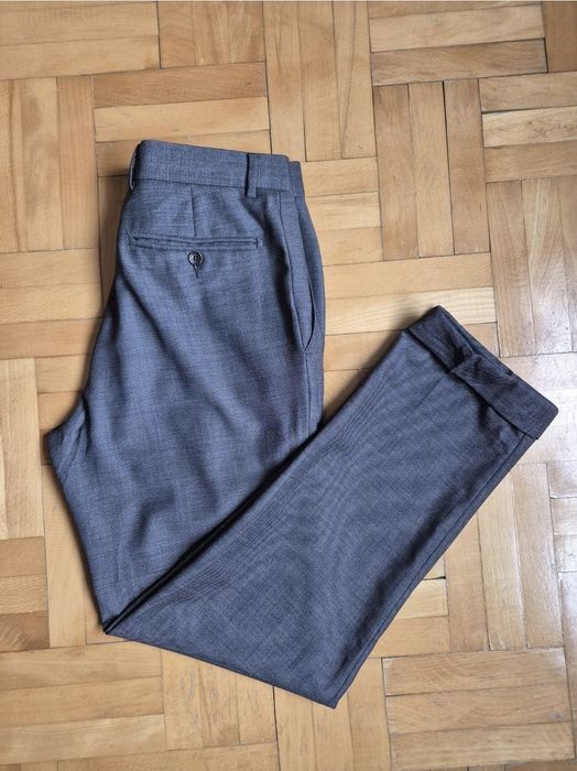 Pantaloni Boggi Milano Model Cardiff Lână Reda Super 110'S Bărbați 46