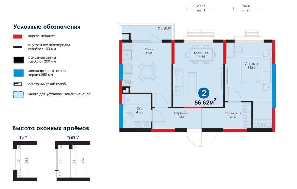 Yangi Ozbekiston/ 2 xonalik Novostroyka (CH)