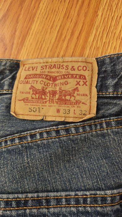 Blugi Levi's barbati, model 501, 33/32