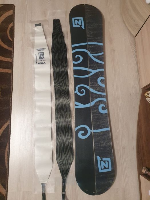 Placa snowboard splitboard nitro + piei de foca