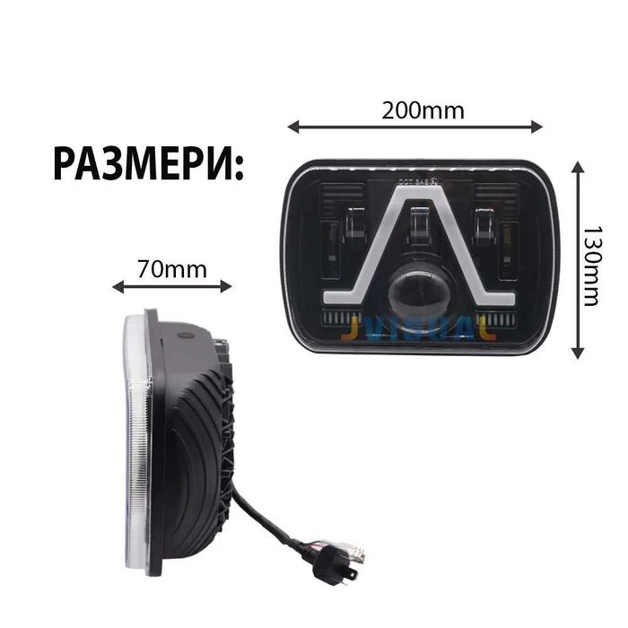 НОВ МОДЕЛ 200W LED Фарове за джип Cherokee Wrangler Daihatsu Feroza