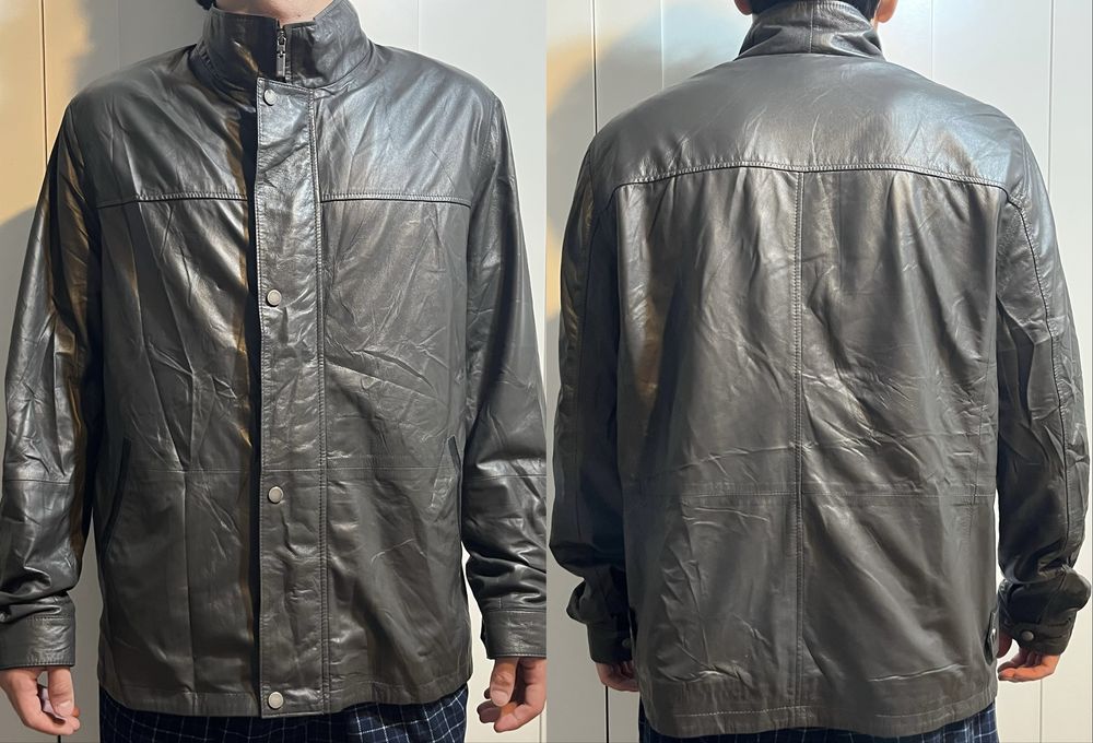 Куртка кожаная мужская