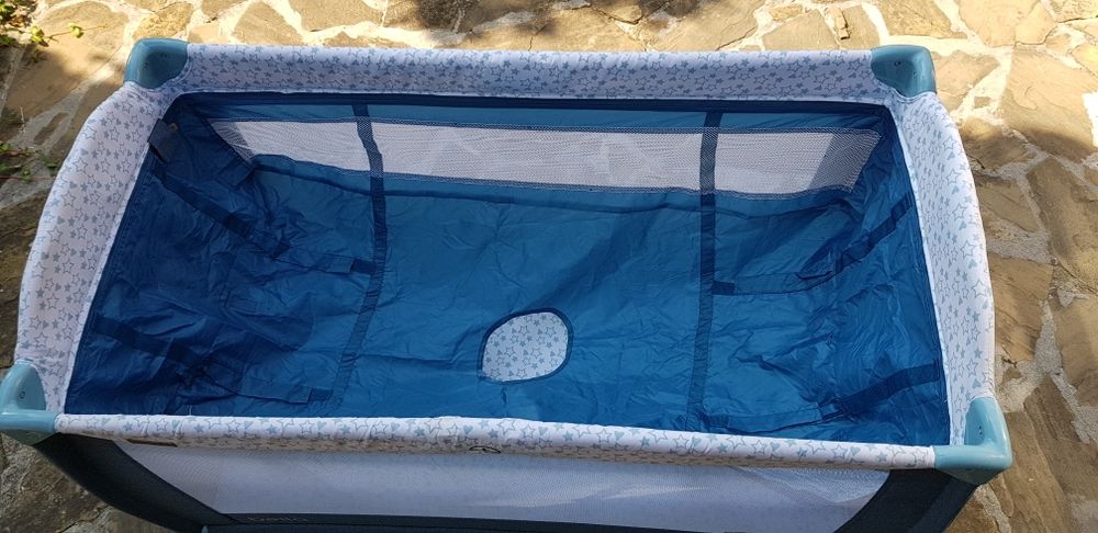 CHIPOLINO Кошара 2 нива със сенник БЕЛА СИН ЛЕН