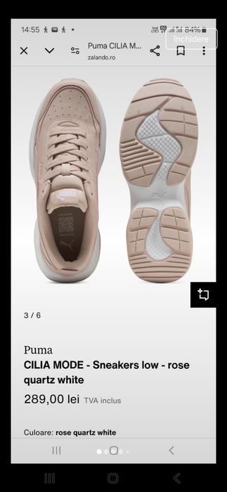 Adidasi puma roz