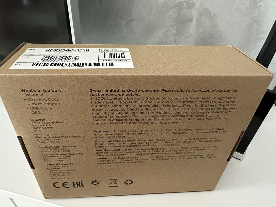 хедсет слушалки Logitech