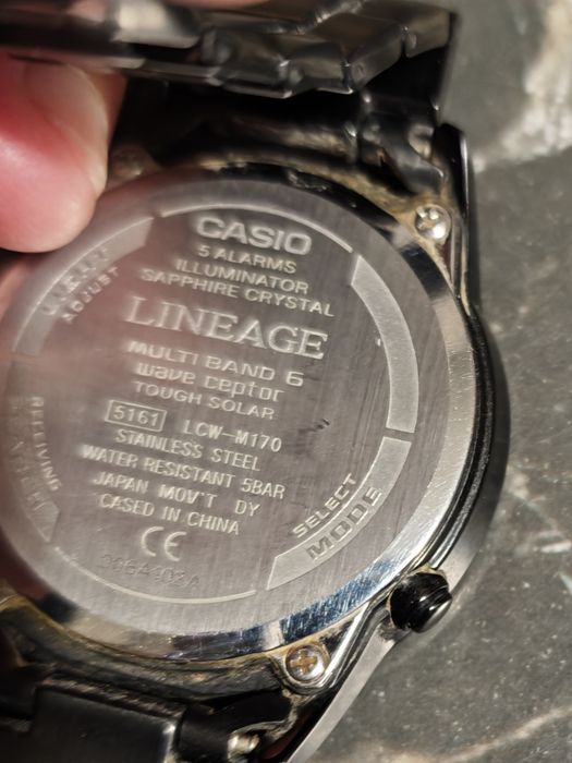 Casio Lineage wave ceptor solar много запазен