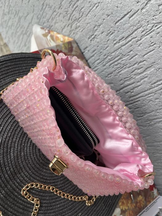 Geanta handmade din margele