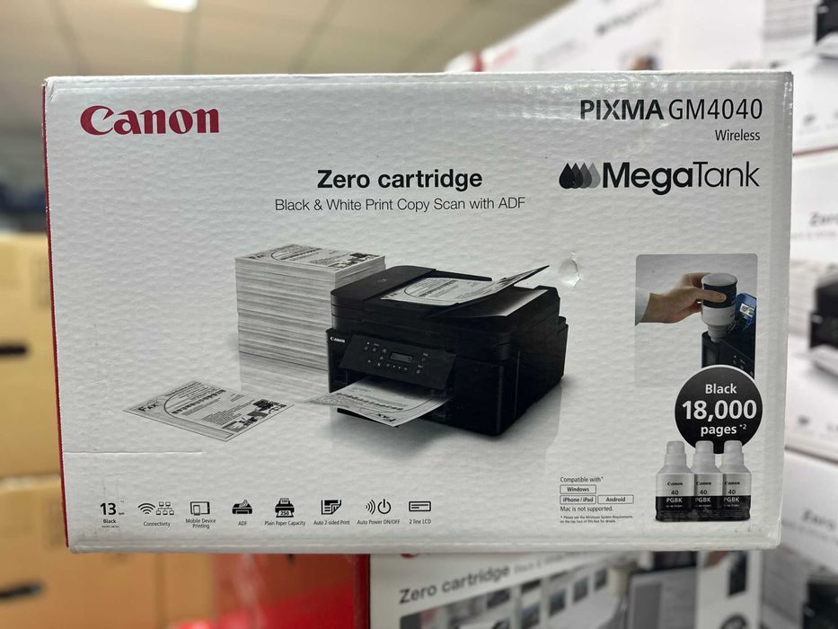 НОВЫЙ! Черно-белый МФУ Canon PIXMA GM4040