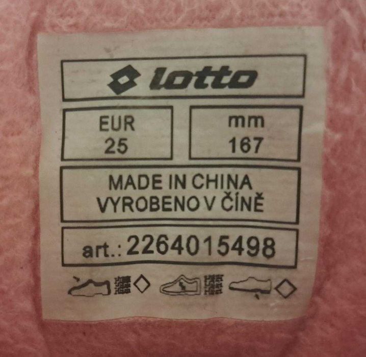 Ghete iarna LOTTO marime 25,IMPECABILE,zapada,impermeabile,aproape NOI