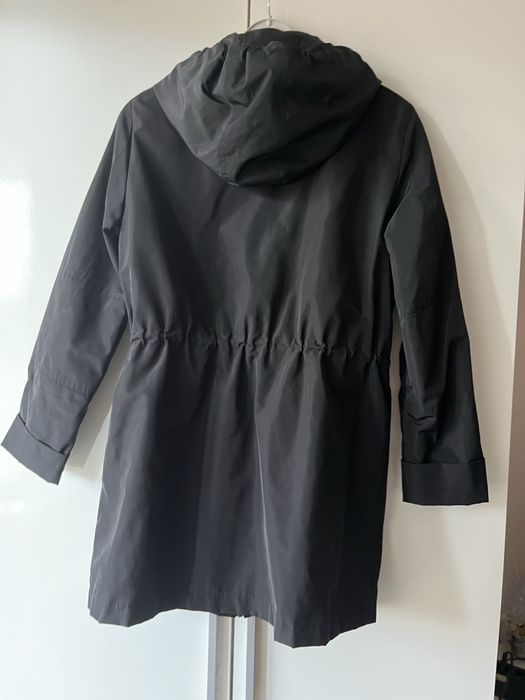 Дамски черен шлифер размер S