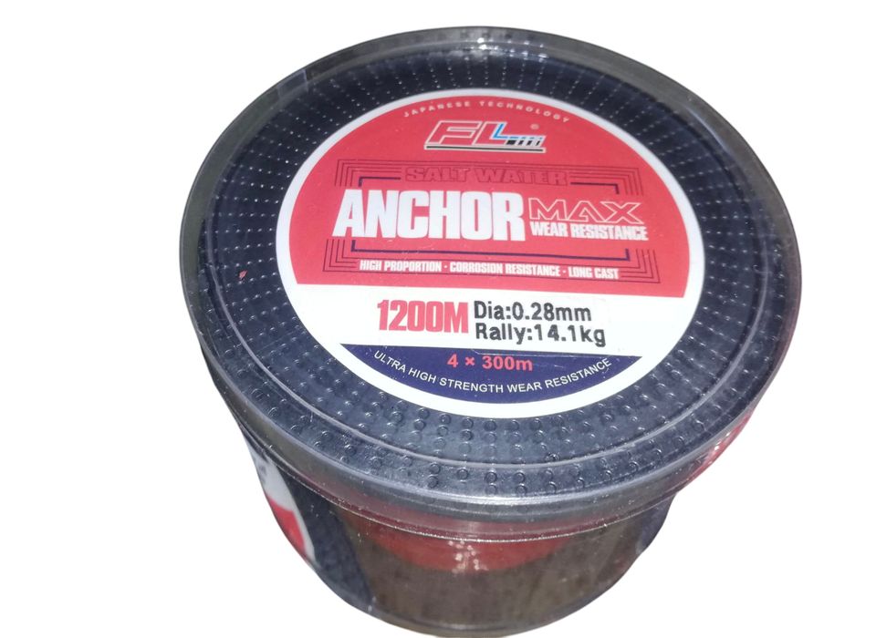 Fir Monofilament FL Red Fluo Anchor 1200 m