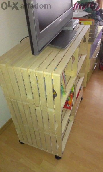 Тв шкаф тип "мебел от щайги"