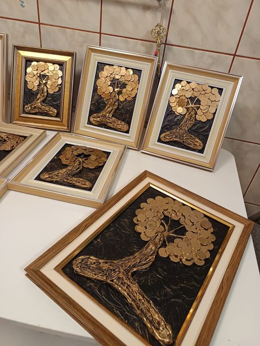 Tablouri cu monede _ Copacul Vietii_Tablouri cu bani