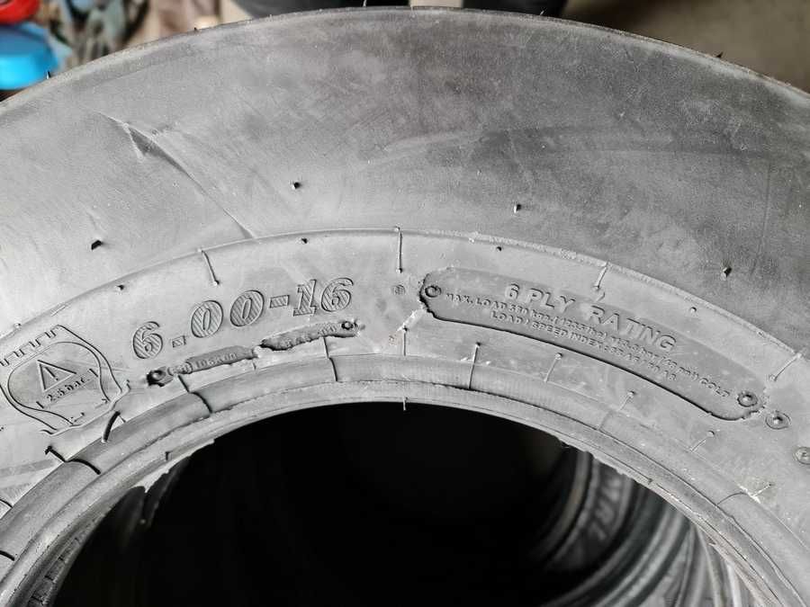 Cauciucuri noi MRL 6.00-16 de directie 6 pliuri anvelope tractor