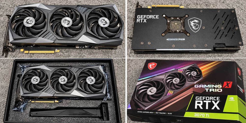 2 броя Nvidia MSI GeForce RTX 3070 Ti Gaming X Trio 8GB – Легендарна серия – Перфектно състояние!