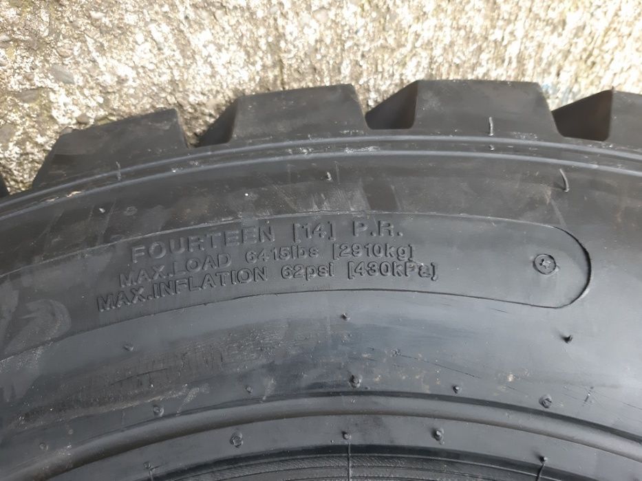 Cauciucuri 12.5/80-18 Industriale Robuste asfalt JCB Anvelope fata