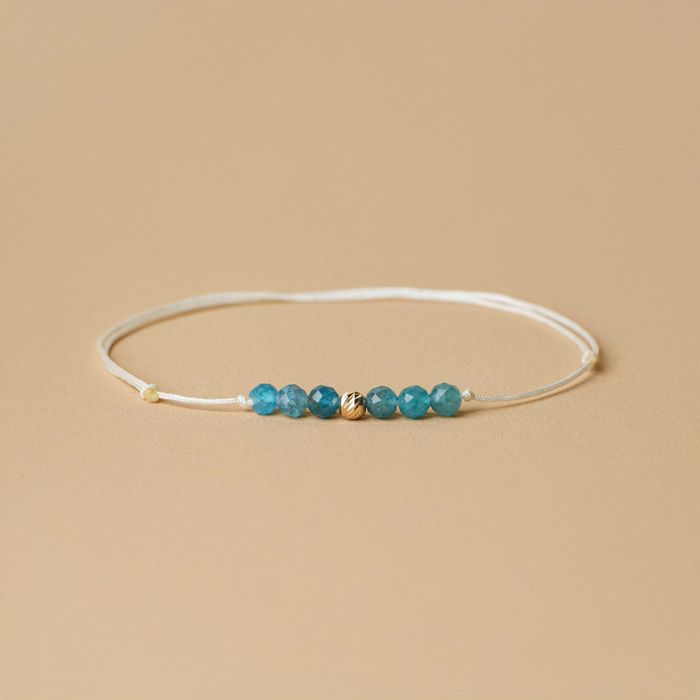 Премиум подаръчна кутия според зодията с гривна с 14К злато