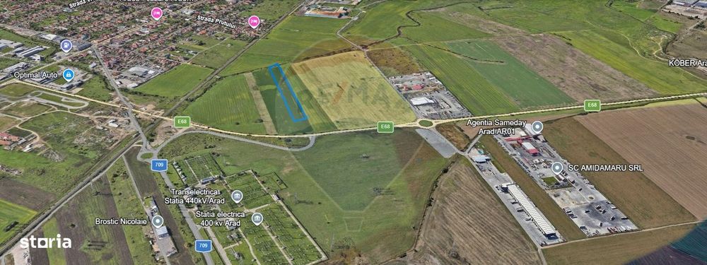 Teren cu potențial investițional – 13.263 mp – zona Industrială Nord,