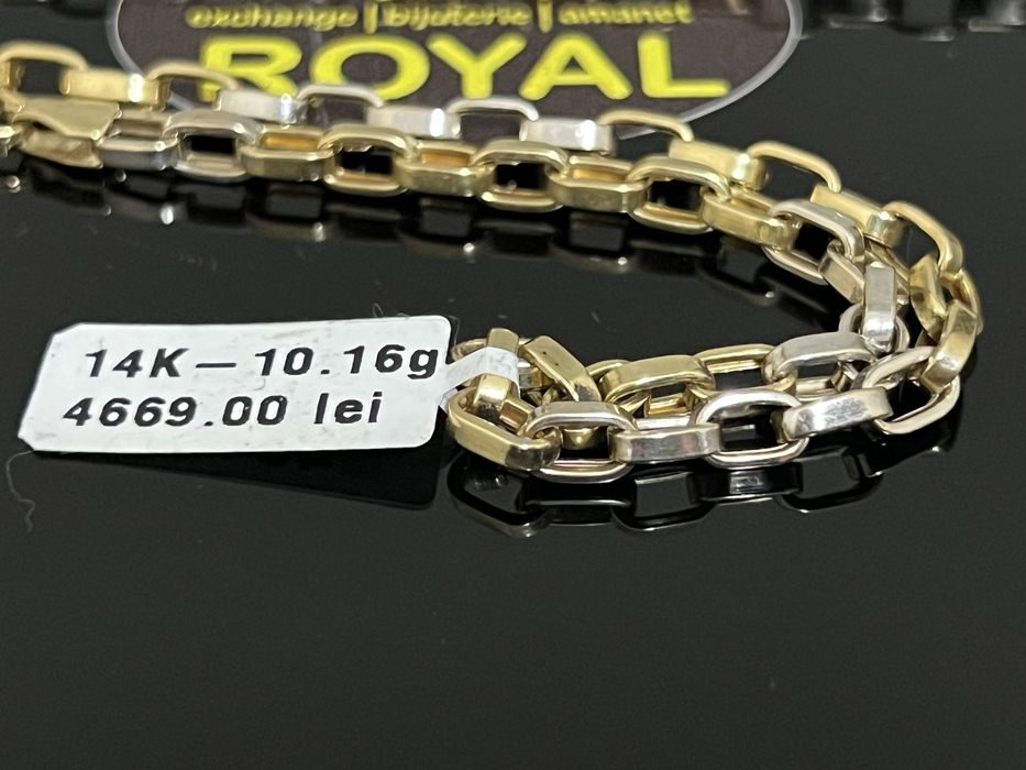 Bijuteria Royal CB : Lant aur 14k 585  10,16 grame