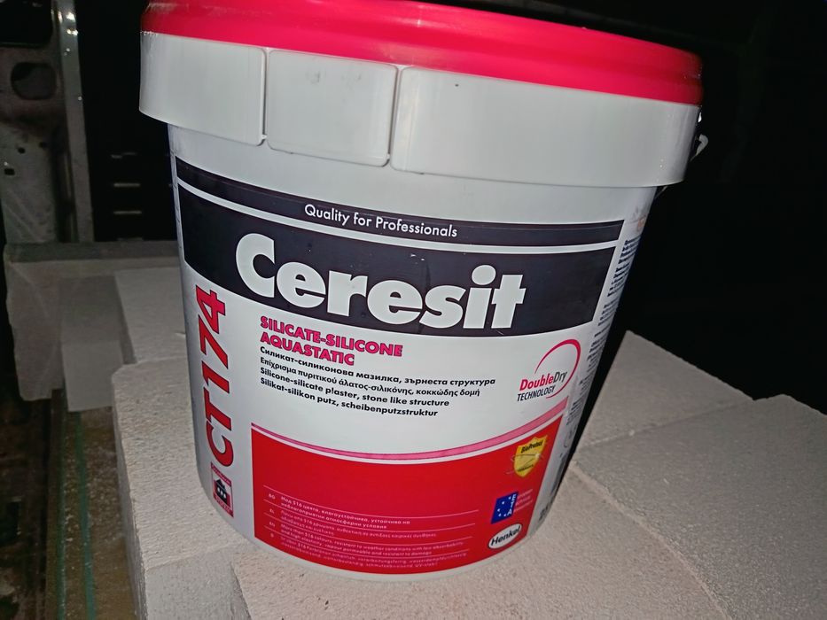 Ceresit CT 174 силиконова мазилка