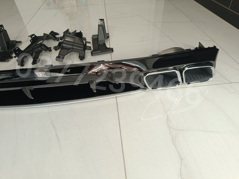 Mercedes CLS W218 AMG Мерцедес дифузьор diffuser GT добавки задна брон